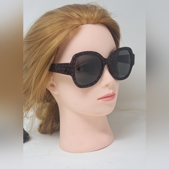 Saint Laurent Paris  Sunglasses Red Heart Metallic Butterfly SL133 006 53-19-140 - Picture 7 of 13